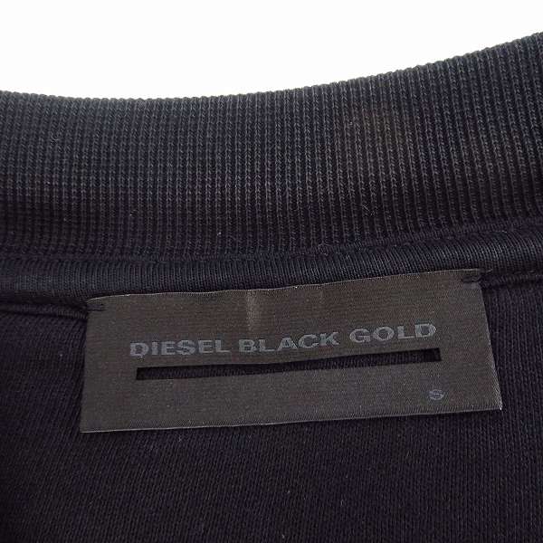 実際に弊社で買取させて頂いたDIESEL BLACK GOLD/ディーゼルブラックゴールド 胸ポケットデザイン クルーネックスウェットトレーナー/Sの画像 2枚目