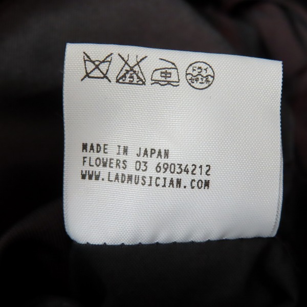 実際に弊社で買取させて頂いたLAD MUSICIAN/ラッドミュージシャン Pコート/ブルゾン 2212-367/42の画像 4枚目