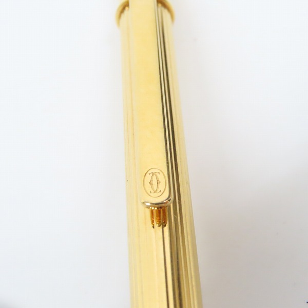 実際に弊社で買取させて頂いたCARTIER/カルティエ ツイスト式 ボールペン ゴールドの画像 2枚目