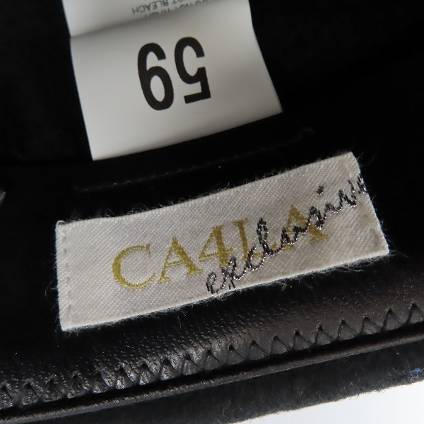 実際に弊社で買取させて頂いたROBERT GELLER×CA4LA/ロバートゲラー×カシラ 八角帽 鍔付き帽子  RG14A-1004の画像 4枚目
