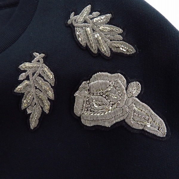 実際に弊社で買取させて頂いたBURBERRY/バーバリー 金具ワッペンクルーネックプルオーバー Sの画像 6枚目