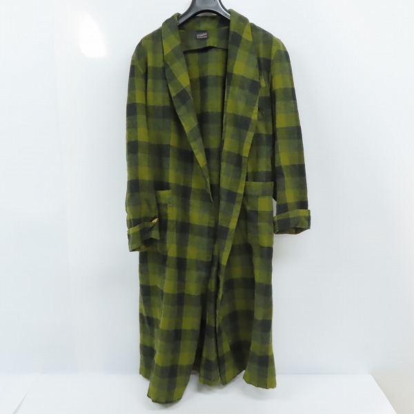 実際に弊社で買取させて頂いたTENDERLOIN/テンダーロイン ウール チェック柄 ガウンジャケット/S