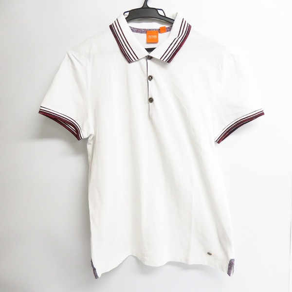 実際に弊社で買取させて頂いたHUGO BOSS/ヒューゴボス 柄切替 半袖ポロシャツ S