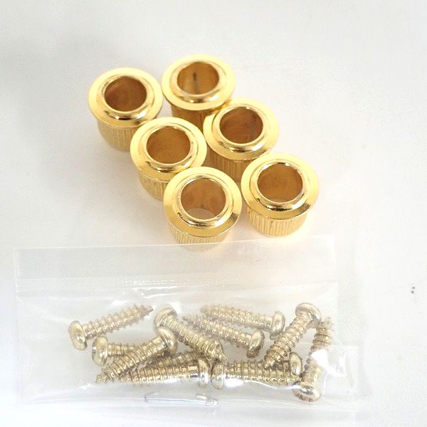 実際に弊社で買取させて頂いたEpiphone/エピフォン DELUXE エレキギター用 3対3ペグ ゴールドパーツの画像 4枚目