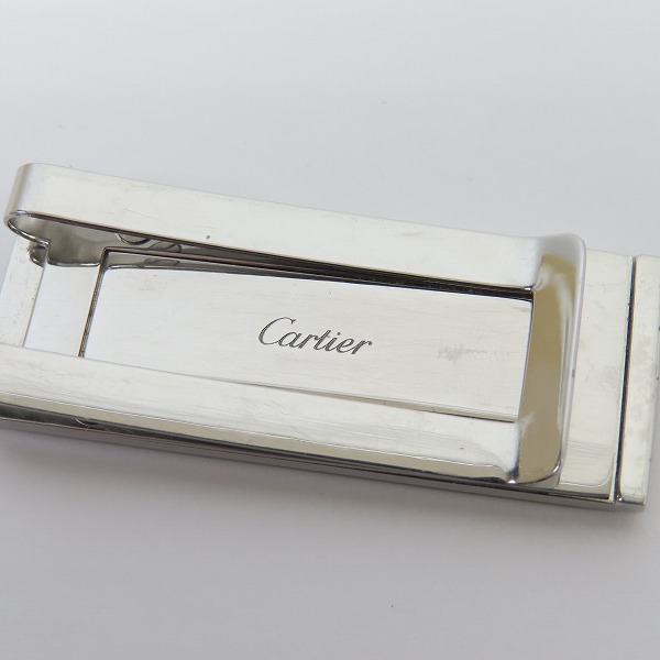 実際に弊社で買取させて頂いたCartier/カルティエ サントス マネークリップ シルバー×ゴールドの画像 3枚目