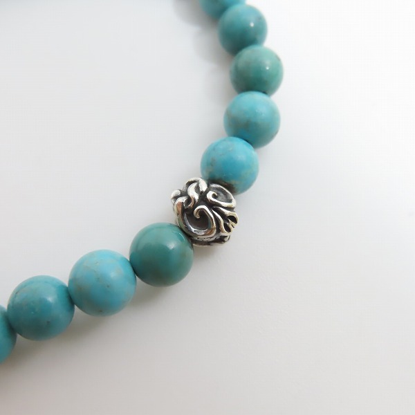 実際に弊社で買取させて頂いたSNAKED LOWS DEAL DESIGN/スネイキッドロウズ ディールデザイン SNAKE ROCK BRACE SILVER BALL ブレスレットの画像 2枚目