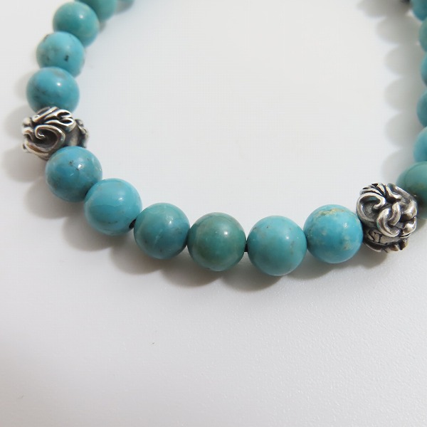 実際に弊社で買取させて頂いたSNAKED LOWS DEAL DESIGN/スネイキッドロウズ ディールデザイン SNAKE ROCK BRACE SILVER BALL ブレスレットの画像 5枚目