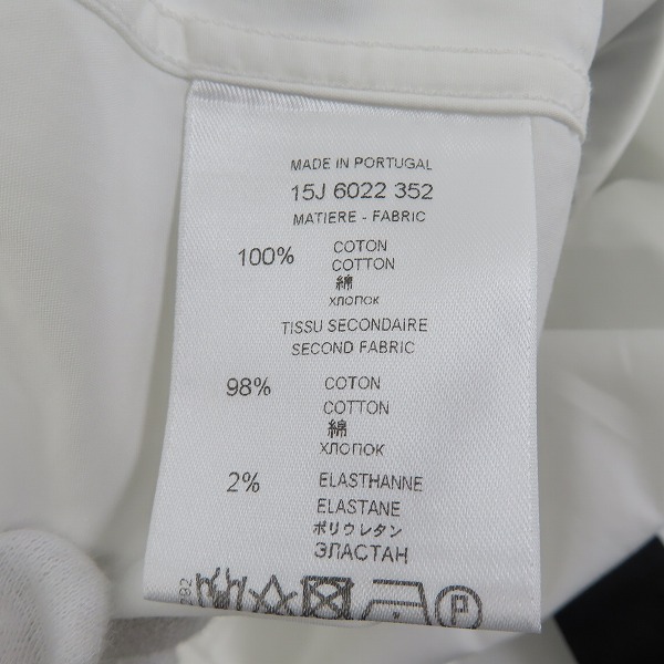 実際に弊社で買取させて頂いた【JPタグ】GIVENCHY/ジバンシィ パールボタンダウン テープデザイン 長袖シャツ 15J 6022 352/38の画像 3枚目