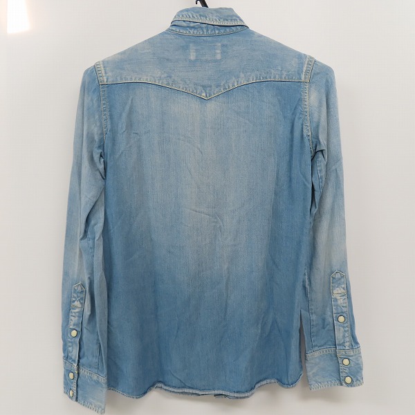実際に弊社で買取させて頂いたBLUE BLUE/ブルーブルー ウエスタンデニムシャツ/1の画像 1枚目
