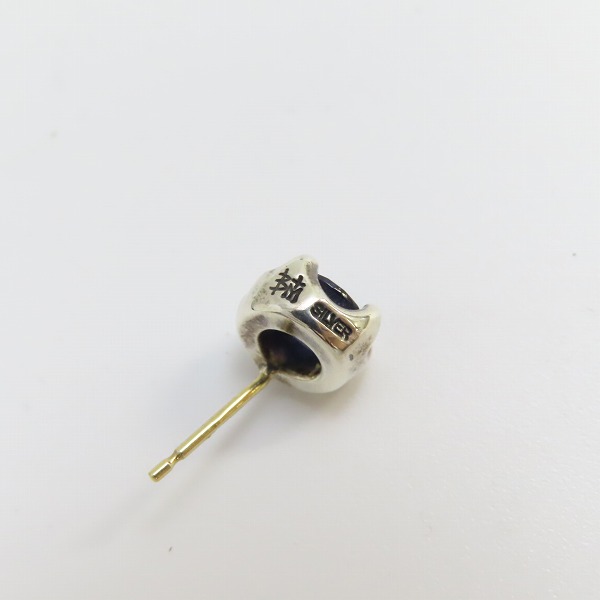 実際に弊社で買取させて頂いた【ギャラ付】Bloody Mary/ブラッディマリー Nut ナット ピアス 木の実 w/アイオライトの画像 4枚目