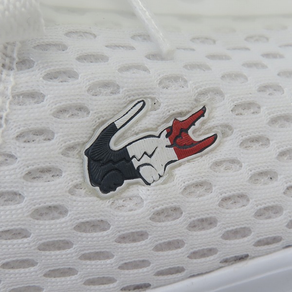 実際に弊社で買取させて頂いたLACOSTE/ラコステ court-drive スニーカー/US10の画像 8枚目