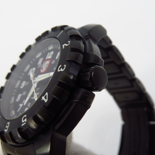 実際に弊社で買取させて頂いたLUMINOX/ルミノックス F-117 NIGHTHAWK/ナイトホーク 腕時計/ウォッチ 黒 6400-200の画像 6枚目