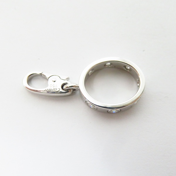 実際に弊社で買取させて頂いたCartier/カルティエ ラブチャーム ペンダントトップ K18WG/750×7Pダイヤモンドの画像 2枚目