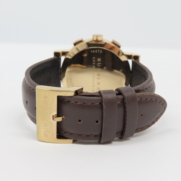 実際に弊社で買取させて頂いたBURBERRY/バーバリー クロノグラフ メンズ 腕時計 BU1863【動作未確認】の画像 2枚目