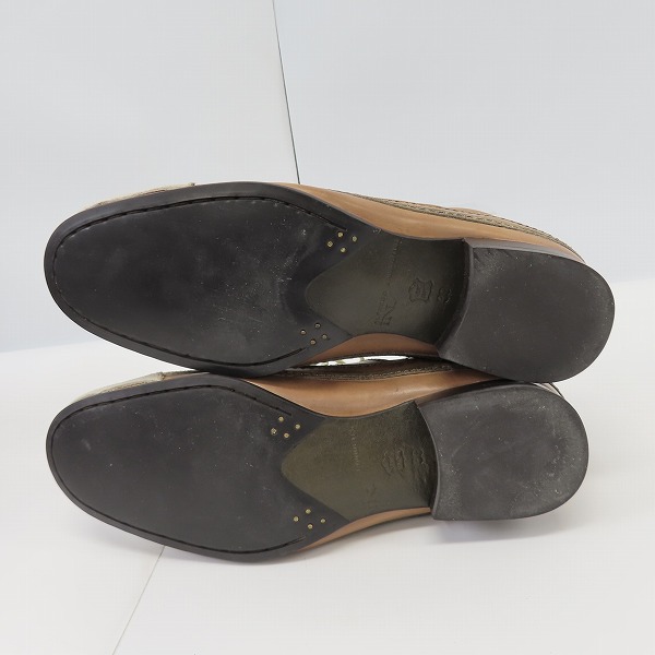 実際に弊社で買取させて頂いたalfredoBANNISTER IN/アルフレッドバニスター サイドジップ レザーシューズ 5061208019/39の画像 2枚目