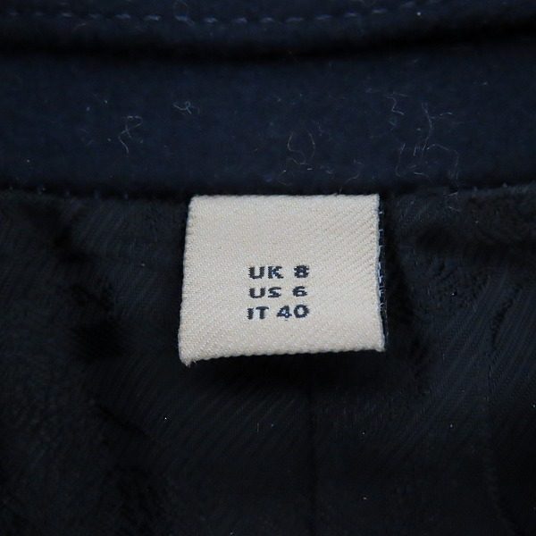 実際に弊社で買取させて頂いたBURBERRY London England/バーバリーロンドン イングランド メルトンロングコート/UK8の画像 3枚目