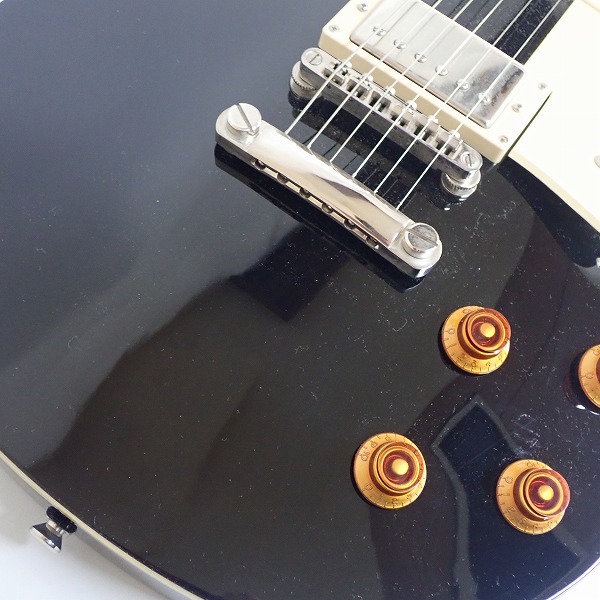 実際に弊社で買取させて頂いた★Epiphone/エピフォン Les Paul Standard/レスポールスタンダード Ebony ギグケース付の画像 5枚目
