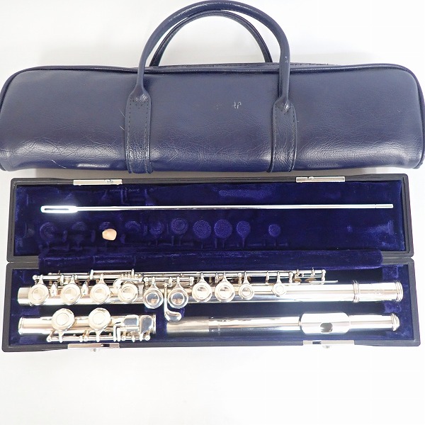 実際に弊社で買取させて頂いた【難有り】YAMAHA/ヤマハ YFL-31 フルート 頭部菅銀製 Eメカ付き ハードケース・ケースカバー付