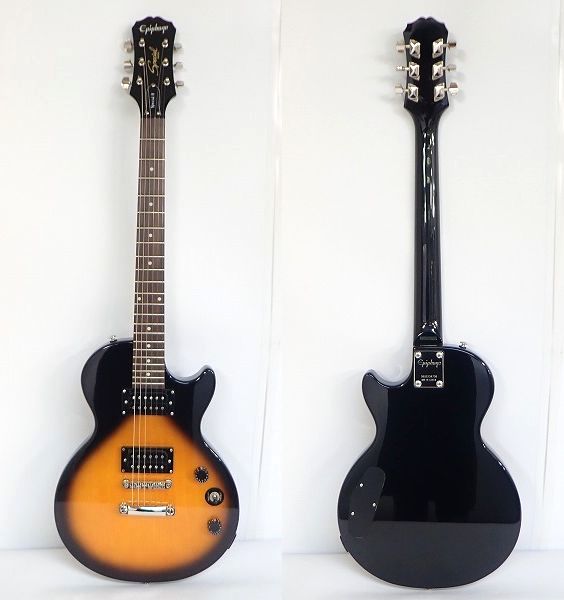実際に弊社で買取させて頂いた★Epiphone/エピフォン Les Paul Special Ⅱ VS/レスポール スペシャル2 ビンテージサンバースト ギグケース付の画像 1枚目