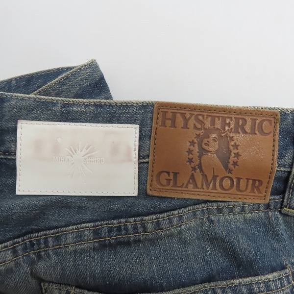 実際に弊社で買取させて頂いたHYSTERIC GLAMOUR×MIHARA YASUHIRO/ヒステリックグラマー×ミハラヤスヒロ リペア加工デニムパンツ 0243AP14/34の画像 2枚目