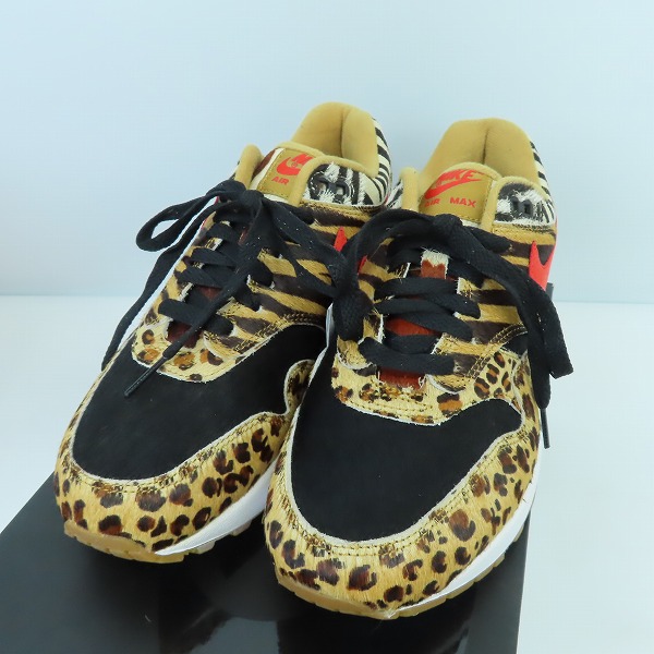 実際に弊社で買取させて頂いた【未使用】NIKE/ナイキ×ATMOS/アトモス AIR MAX 1/エアマックス1 DLX ANIMAL PACK 2.0 AQ0928-700/25