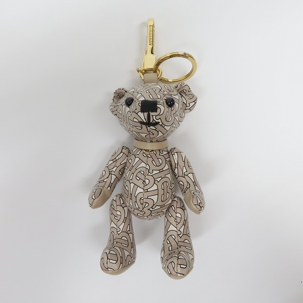 実際に弊社で買取させて頂いたBURBERRY/バーバリー トーマスベア レザー チャーム/キーホルダーの画像 1枚目