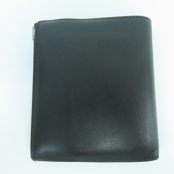 実際に弊社で買取させて頂いたCartier/カルティエ レザー 二つ折り財布 ブラックの画像 1枚目