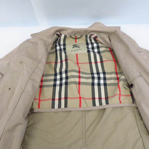 実際に弊社で買取させて頂いたBURBERRY LONDON/バーバリーロンドン ロングコート/50の画像 9枚目