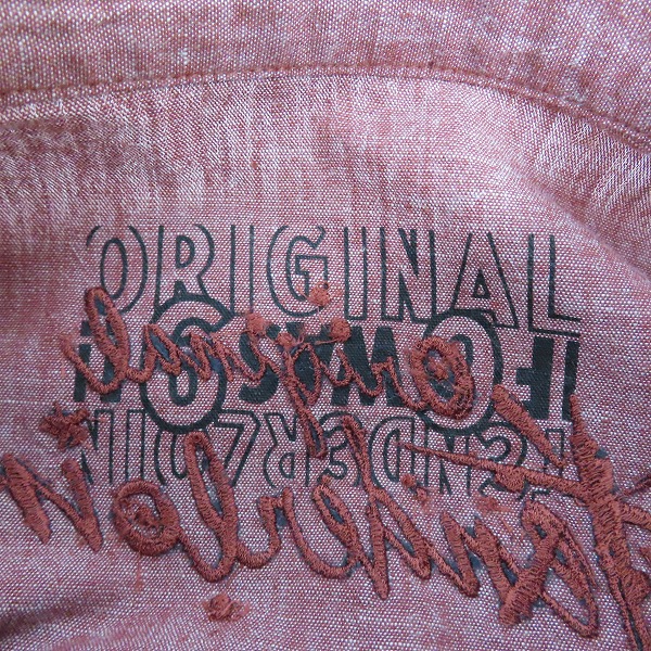 実際に弊社で買取させて頂いた 【未使用】TENDERLOIN/テンダーロイン STAND SHT CHAMBRAY スタンドカラー シャンブレーシャツ/Lの画像 2枚目