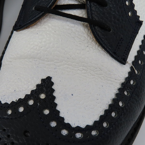 実際に弊社で買取させて頂いたBLACK FLEECE BY BROOKS BROTHERS/ブラックフリース 2toneウイングチップ シューズ 29237026/8Dの画像 6枚目