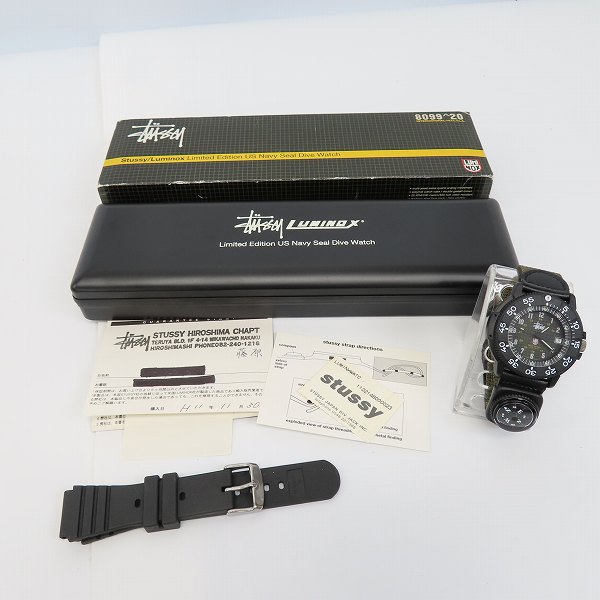 実際に弊社で買取させて頂いたLUMINOX×STUSSY/ルミノックス×ステューシー 限定 Navy Seals【動作未確認】の画像 6枚目