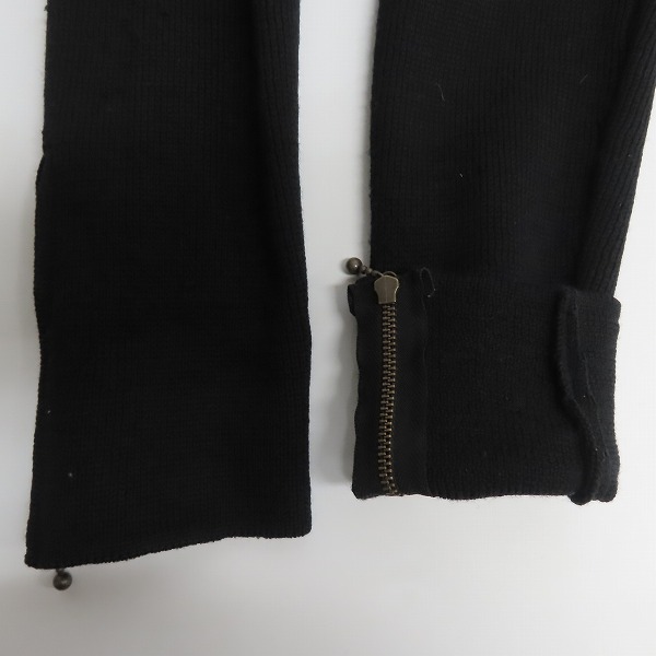 実際に弊社で買取させて頂いたHYSTERICS/ヒステリックス ジップアップ レザー ジャケット 2LB-6060/Fの画像 5枚目