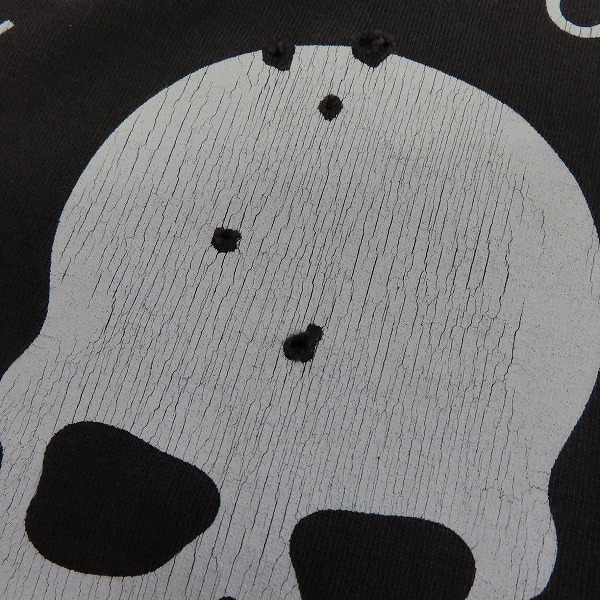 実際に弊社で買取させて頂いたNUMBERNINE/ナンバーナイン 2001SS/タイム期 SCHOOL OF VISUAL COMEDY スカルTシャツ 4の画像 5枚目
