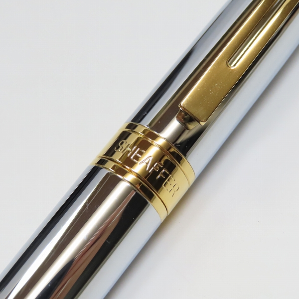 実際に弊社で買取させて頂いたSHEAFFER/シェーファー シェーファー300 ボールペン 回転式 ブラック/シルバー/ブル 3点セットの画像 3枚目