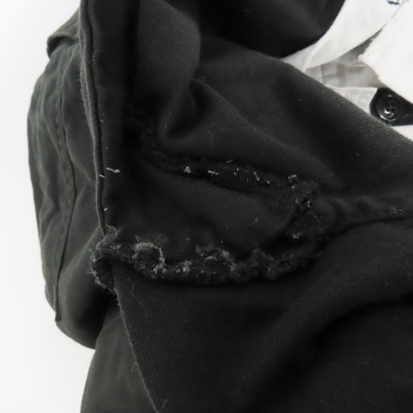 実際に弊社で買取させて頂いたDESCENDANT/ディセンダント カーゴパンツ ブラック/1の画像 9枚目