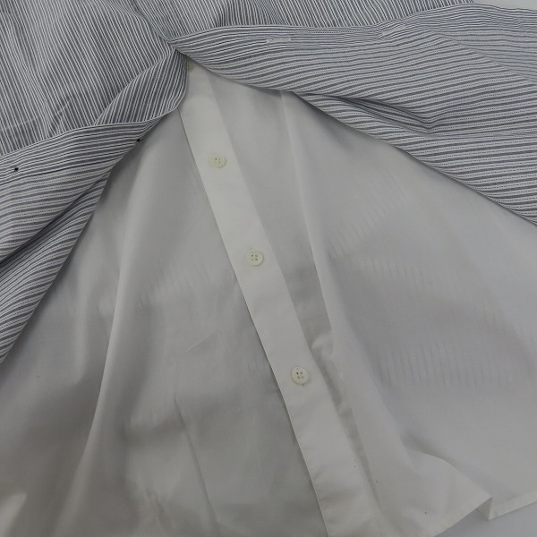 実際に弊社で買取させて頂いたDRIES VAN NOTEN/ドリスヴァンノッテン レイヤードシャツ/48の画像 6枚目