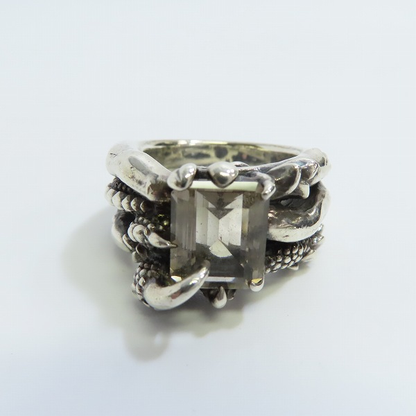 実際に弊社で買取させて頂いた【ギャラ付】Bloody Mary/ブラッディマリー Grow Ring/グロウ リング アッシュカラークォーツ/21号の画像 1枚目