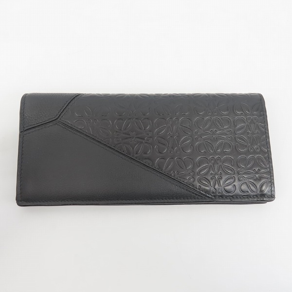 実際に弊社で買取させて頂いたLOEWE/ロエベ パズル リピートアナグラムロゴ 二つ折り長財布 の画像 1枚目