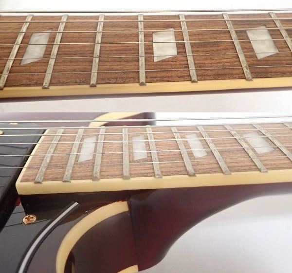 実際に弊社で買取させて頂いた★Epiphone/エピフォン Custom Shop Limited Edition Riviera P-93 WR/Wine Red リビエラ セミアコ ソフトケース付の画像 3枚目