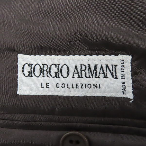実際に弊社で買取させて頂いたGIORGIO ARMANI/ジョルジオアルマーニ スーツ ジャケット/パンツ セットアップ/50の画像 2枚目