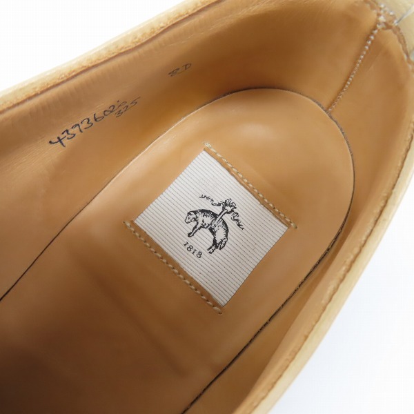 実際に弊社で買取させて頂いたBLACK FLEECE BY BROOKS BROTHERS/ブラックフリース ウイングチップ ドレスシューズ 43936026/8Dの画像 4枚目