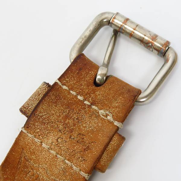 実際に弊社で買取させて頂いたHTC/Hollywood Trading Company/エイチティーシー スタッズ/ストーン レザーベルト　の画像 2枚目