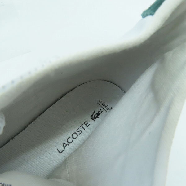 実際に弊社で買取させて頂いた【未使用】LACOSTE/ラコステ GRIPSHOT MID 0120 1 スニーカー CM00250/UK7.5の画像 4枚目