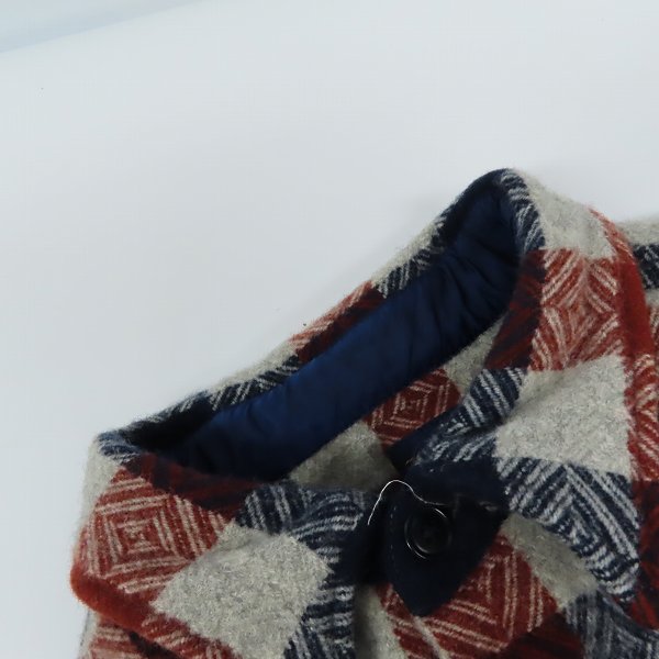 実際に弊社で買取させて頂いたTENDERLOIN/テンダーロイン ウール チェック柄 ジャケット/シャツ Sの画像 5枚目