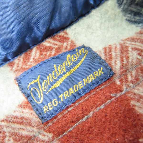 実際に弊社で買取させて頂いたTENDERLOIN/テンダーロイン ウール チェック柄 ジャケット/シャツ Sの画像 2枚目