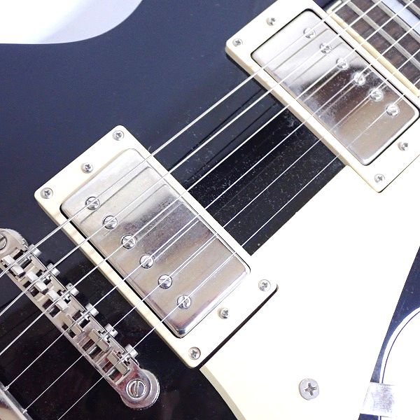 実際に弊社で買取させて頂いた★Epiphone/エピフォン Les Paul Standard/レスポールスタンダード Ebony ギグケース付の画像 4枚目