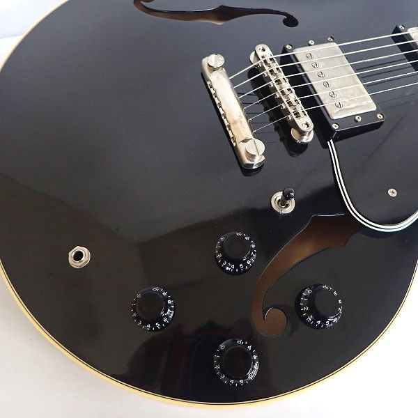 実際に弊社で買取させて頂いた★FGN/FUJIGEN/フジゲン Masterfield MSA-HP BK セミアコ エレキギター 2014年製 ハードケース付の画像 6枚目