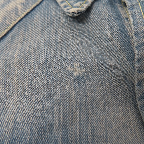 実際に弊社で買取させて頂いたBLUE BLUE/ブルーブルー ウエスタンデニムシャツ/1の画像 6枚目
