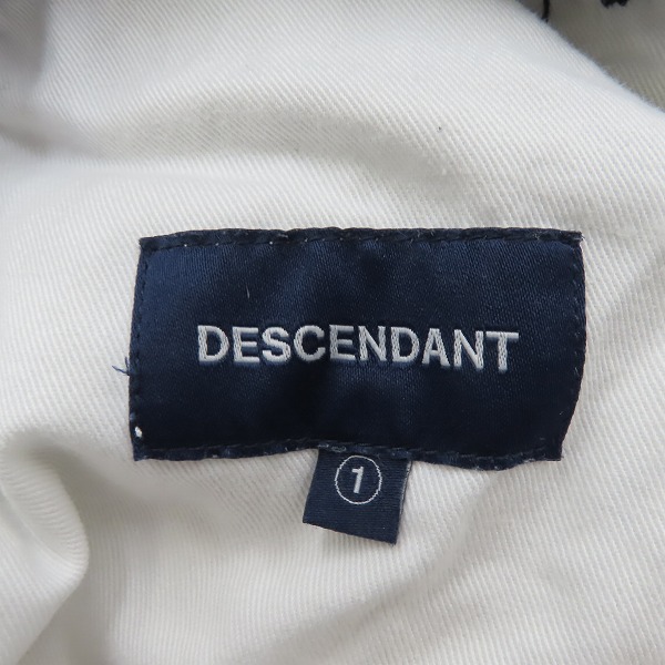 実際に弊社で買取させて頂いたDESCENDANT/ディセンダント カーゴパンツ ブラック/1の画像 2枚目