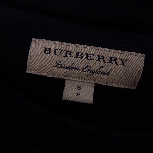 実際に弊社で買取させて頂いたBURBERRY/バーバリー 金具ワッペンクルーネックプルオーバー Sの画像 2枚目